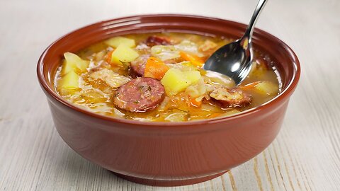 Polish Cabbage Soup KAPUŚNIAK. Recipe by Always Yummy!