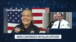 News conference for 2 fallen police officers