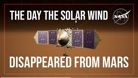 The Day the Solar Wind Disappeared from Mars