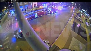 Videos shows final seconds leading up to deadly Kansas City, Missouri, Fire Department crash in Westport