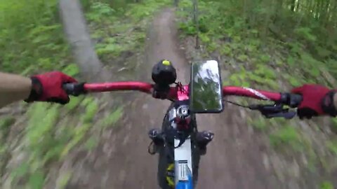 "Gettin Rad" on the Marquette Trails ( Fatback Rhino )