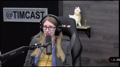 Angela McArdle shouts out Reed Coverdale on Timcast