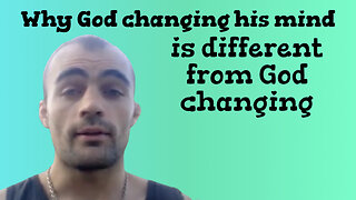 Does God change his mind?
