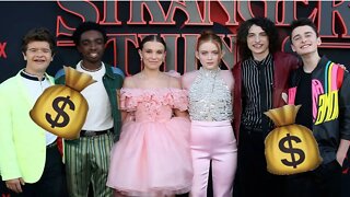 Quanto que o elenco de Stranger Things ganha em casa episódio ?