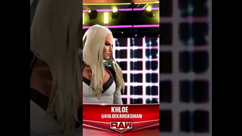 WWE 2k22 Khloe Kardashian Entramce #shorts