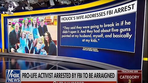 FBI sends 20 armed agents to arrest a pro life catholic family man and pulls guns on his family too