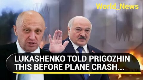 Wagner Plane Crash? | 'To Hell With It...': Prigozhin After Lukashenko Warned Him Of Life Threat