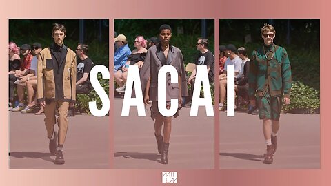 Sacai Mens Spring Summer 2024 | YOUR PERSONAL STYLE DESTINATION