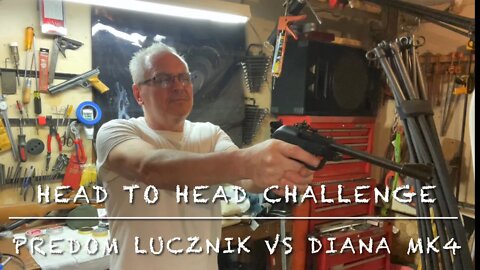 Head to head challenge with the Predom Lucznik VS Diana MK4 testing the QYS pellets