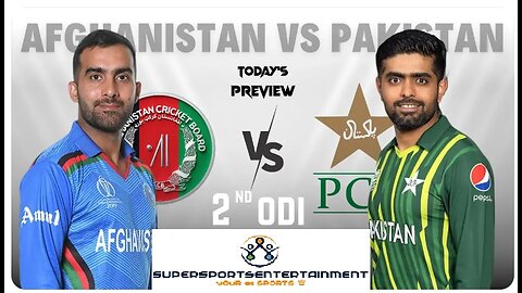 Afghanistan vs Pakistan Cricket Full Match Highlights (2nd ODI) HRD