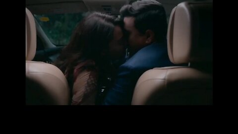 Indian girl kisses her boyfriend at work in her luxury car💋