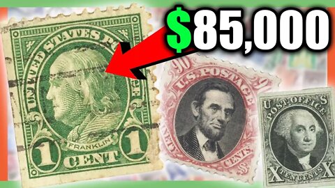 RARE STAMPS WORTH MONEY - MOST VALUABLE STAMPS!!
