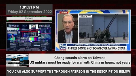 Chang sounds alarm on Taiwan: US military must be ready for war with China in hours, not years