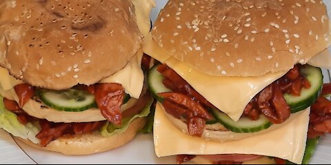 Chicken Franks Sandwich