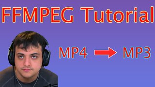 How to Convert File Types (MP4 to MP3) FFmpeg Tutorial