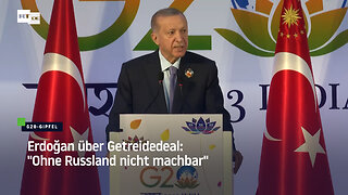 Erdoğan über Getreidedeal: "Ohne Russland nicht machbar"