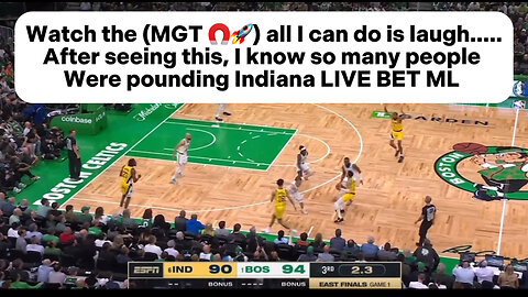 Rigged INDIANA PACERS VS BOSTON CELTICS GAME 1 | THE LIVE BET SCAM WAS AT FULL EFFECT #rigged #nba