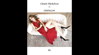 CHARIS MICHELSEN WAS FEATURED IN AN AD FOR THE LUXURY BRAND CRISTALLINI