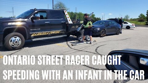 Ontario Street Racer Caught Speeding Down Highway 400 With An Infant In The Backseat