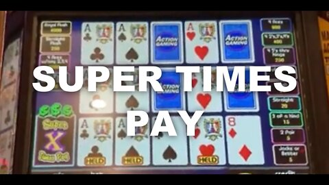 ACE ME! #SuperTimesPay #VideoPoker