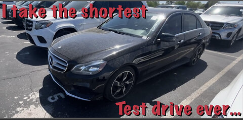 I take a Mercedes E350 on the worlds shortest test drive.