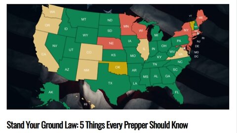 Stand Your Ground Law: 5 Things Every Prepper Should Know - Ask a Prepper [READ]