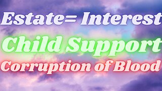 41-Estate=Interest. Bill of Attainder, Corruption of Blood, Pleas, and Child Protective Services.