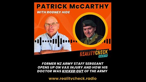 Former NZ Army Staff Opens Up On Vax Injury