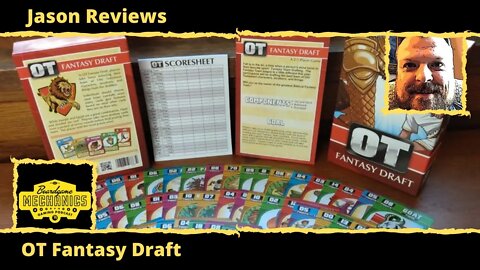 Jason's Board Game Diagnostics of OT Fantasy Draft