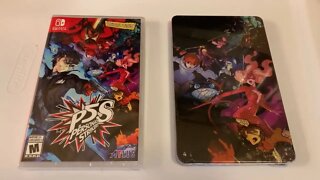 Persona 5 Strikers [Steelbook Launch Edition] - NINTENDO SWITCH - AMBIENT UNBOXING