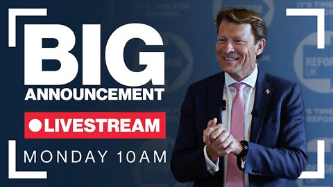 Richard Tice And Reform UK's Policy Announcement 10am 13th June 2022