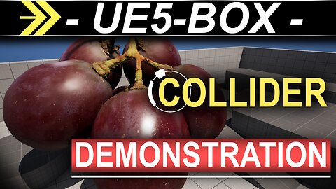 Unreal5 Blueprints: Box Colliders Demonstrated (60-SECONDS!!)