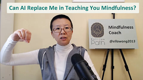 Can AI Replace Me in Teaching You Mindfulness?