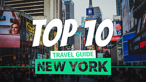 TOP 10 Things to do in New York City NYC Travel Guide 2022
