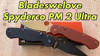 Spyderco PM2 Ultra by Bladeswelove Button Lock conversation and customization !