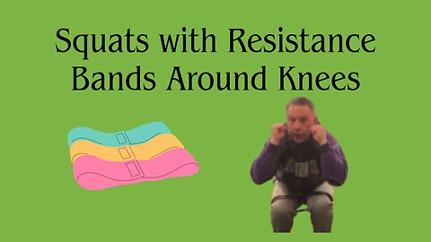 Squats with Resistance Bands Around Knees with Shawn Needham RPh of Moses Lake Professional Pharmacy