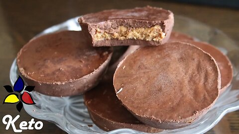 Chocolate Peanut or Almond Butter Cups - Keto Dessert