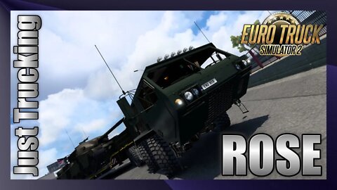 ETS2 1.43 Just Trucking (Euro TruckSimulator 2) #12 Roses Russian Tank Transporter