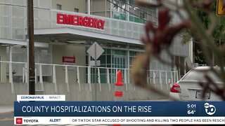 San Diego County sees hospitalizations rising amid staffing shortages