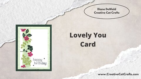 Lovely You Quick Card