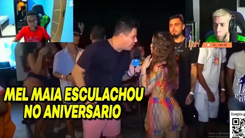 YURI REAGINDO MEL MAIA ESCULACHOU NO ANIVERSÁRIO | SemZero