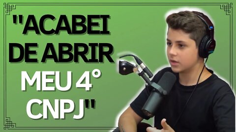 13 ANOS E JÁ TEM 4 EMPRESAS | KID INVESTOR | Felipe Molero | Jota Jota Podcast | Joel Jota