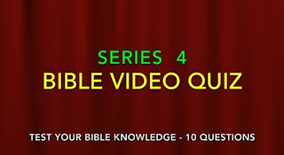 BIBLE VIDEO QUIZ GAME {Series 4} Challenge Your Friends or Small Group