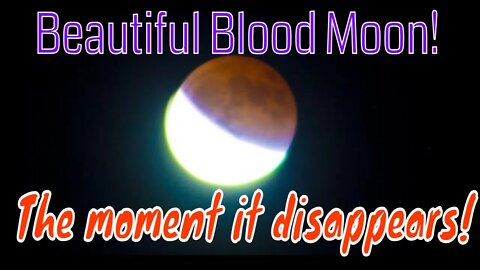 The Moon DISAPPEARED Tonight! Lunar Eclipse Blood Moon May 2022