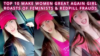 ⚠️ TRIGGER WARNING ⚠️ Top 10 ROASTS of Conservathots, Manosphere frauds and Feminists 🐷