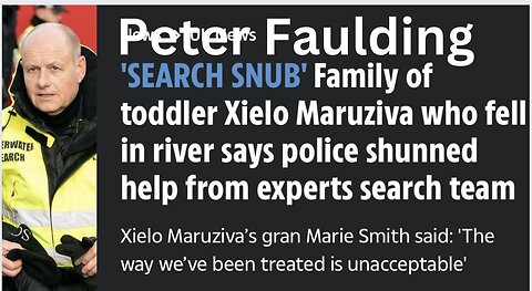 PETER FAULDING family beg police to ask his to find toddler !