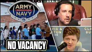 Army/Navy Booted from Hotels to Make Room for Illegals | The Clay Travis & Buck Sexton Show
