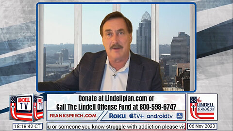 Mike Lindell: "I Will Not Stop Until We Secure Our Election Platforms"