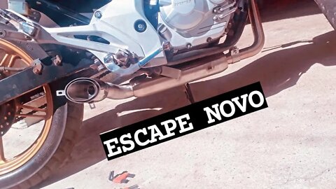 ESCAPAMENTO NOVO NA CB300