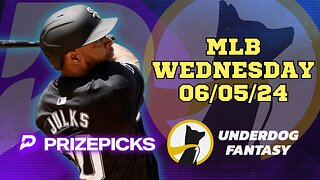 ⚾️✅ #PRIZEPICKS | #UNDERDOGFANTASY BEST PICKS FOR #MLB WEDNESDAY | 06/05/24 | #BASEBALL | TODAY